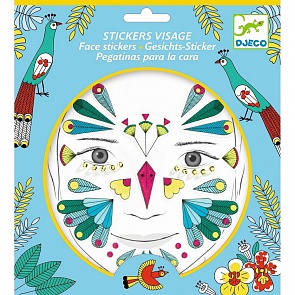 Наклейки для лица – Птичка (Djeco, 9210/19)